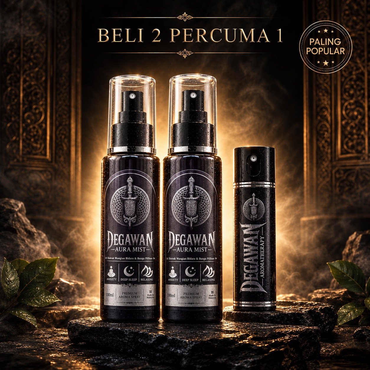 Pakej Beli 2 Percuma 1 Degawan Aura Mist dan Aromatherapy