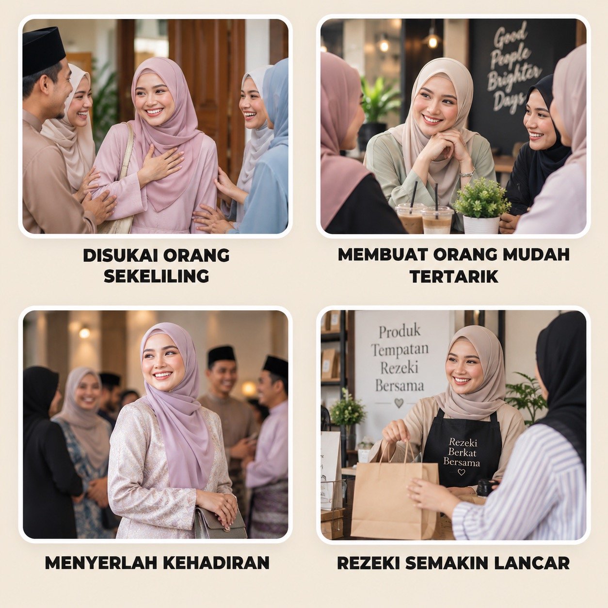 Poster rahsia kelebihan Degawan Aura Mist: disukai orang sekeliling, membuat orang mudah tertarik, menyerlah kehadiran dan rezeki semakin lancar